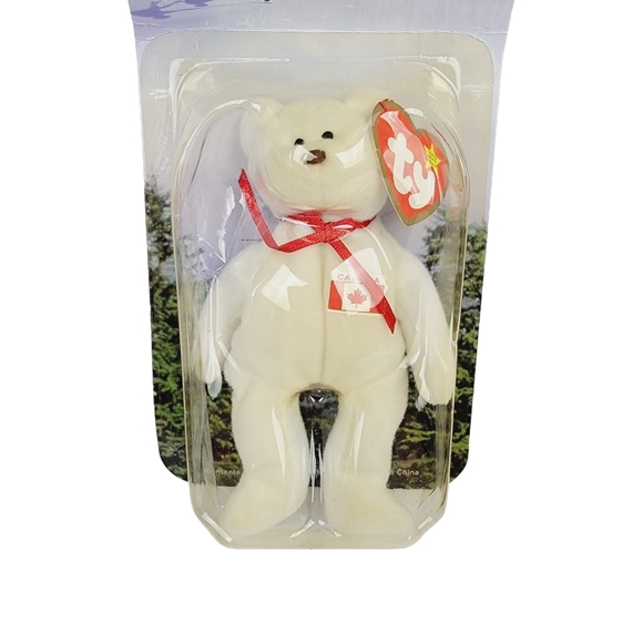 1999 McDonald’s TY Teenie Beanie MAPLE THE BEAR With Errors Rare 1999 - Picture 2 of 4